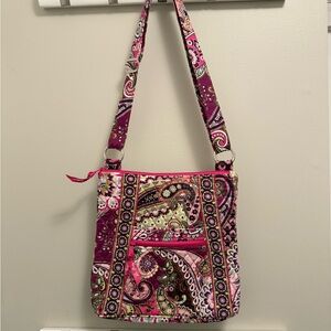 Vera Bradley Hipster and ID Wallet in Very Berry Paisley